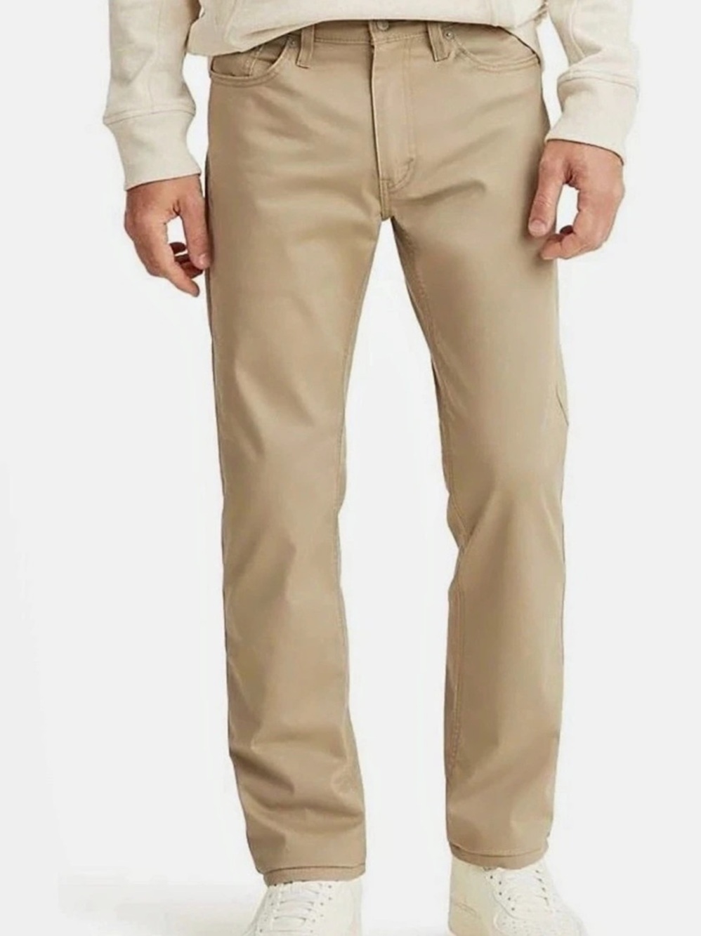 Levi's 514 Straight Chino Pants in Beige NWT Waist 32, Length 34